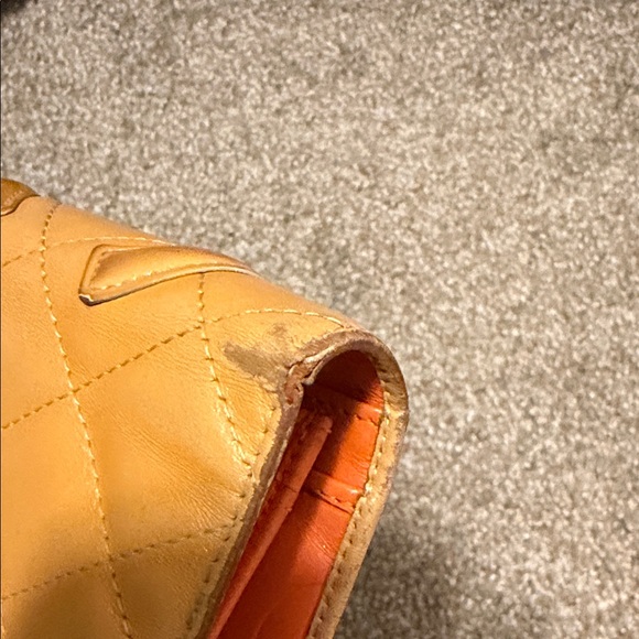 Chanel Cambon Yellow Quilted Women's Wallet + Box - Picture 10 of 14